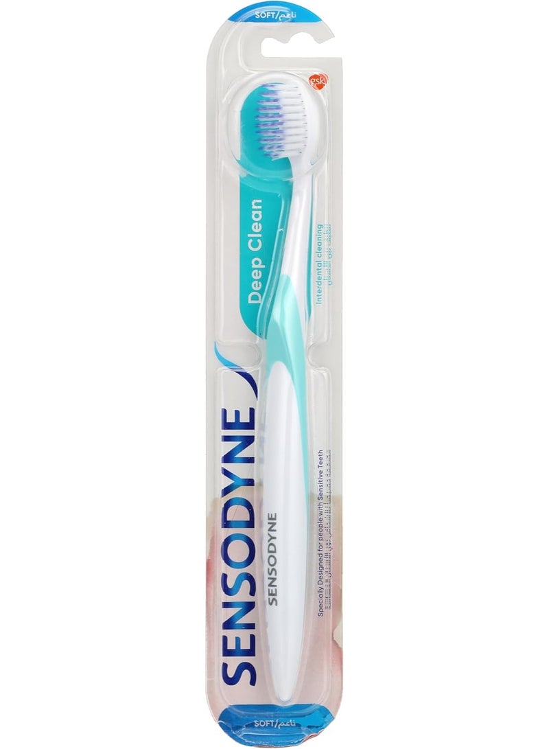 Sensodyne Deep Clean Toothbrush for Sensitive teeth- Soft multi colour - Image 1